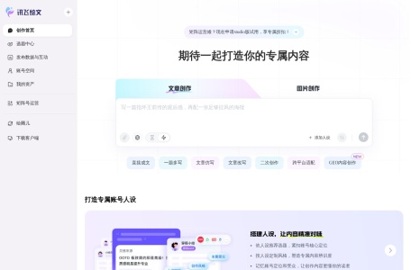 讯飞绘文 网站预览