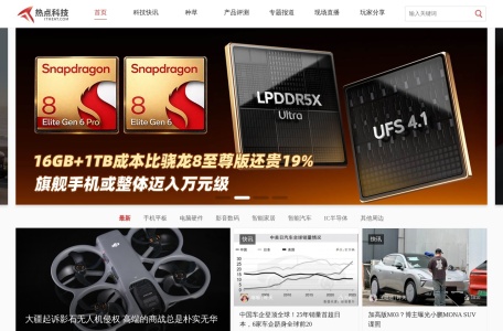 热点科技 网站预览
