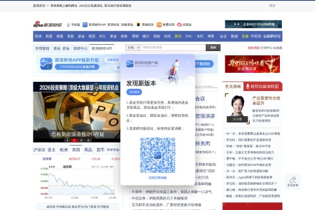 新浪财经 网站预览