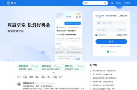 雪球 网站预览