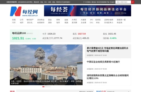 每经网房产 网站预览