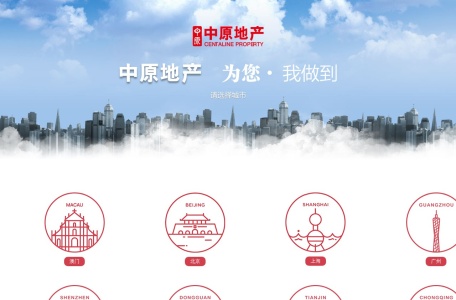 中原房产 网站预览