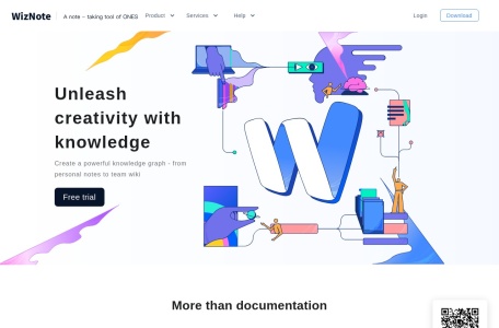 WizNote 网站预览