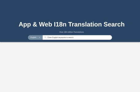 I18n Translation 网站预览