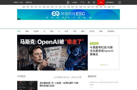 网易游戏 网站预览