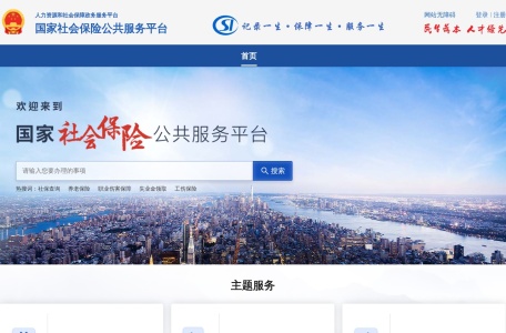 社保养老金查询 网站预览